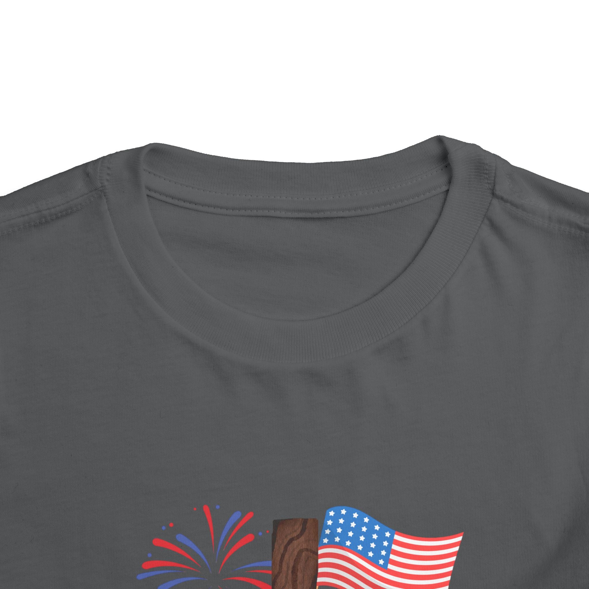 Toddler Tee — USA Cross Flag Patriotic 4th of July Shirt