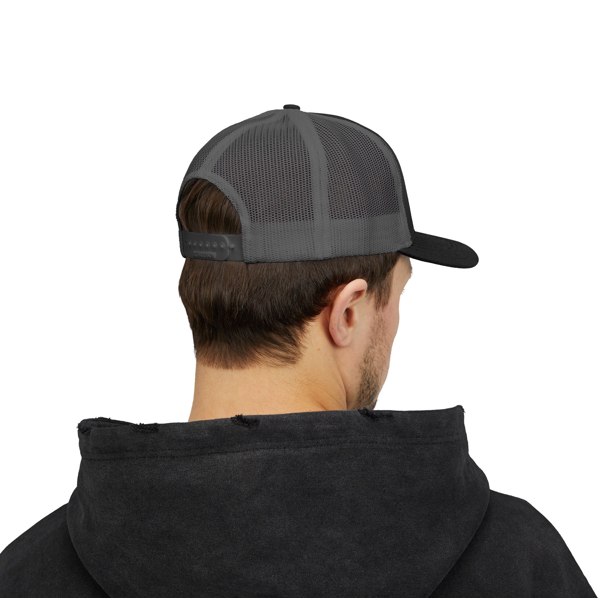 Iron Sharpens Iron Snapback Trucker Cap | Distressed Logo Patch