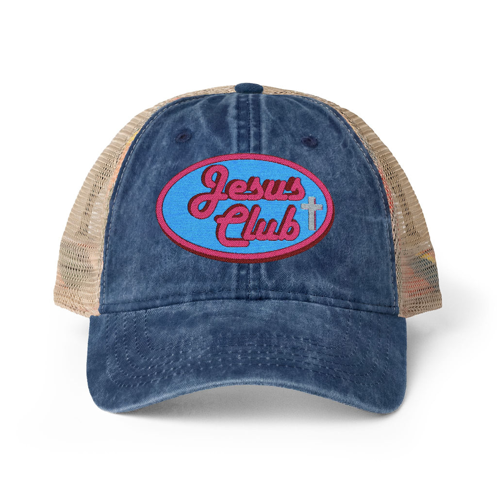 Women's Washed Mesh-Back Cap