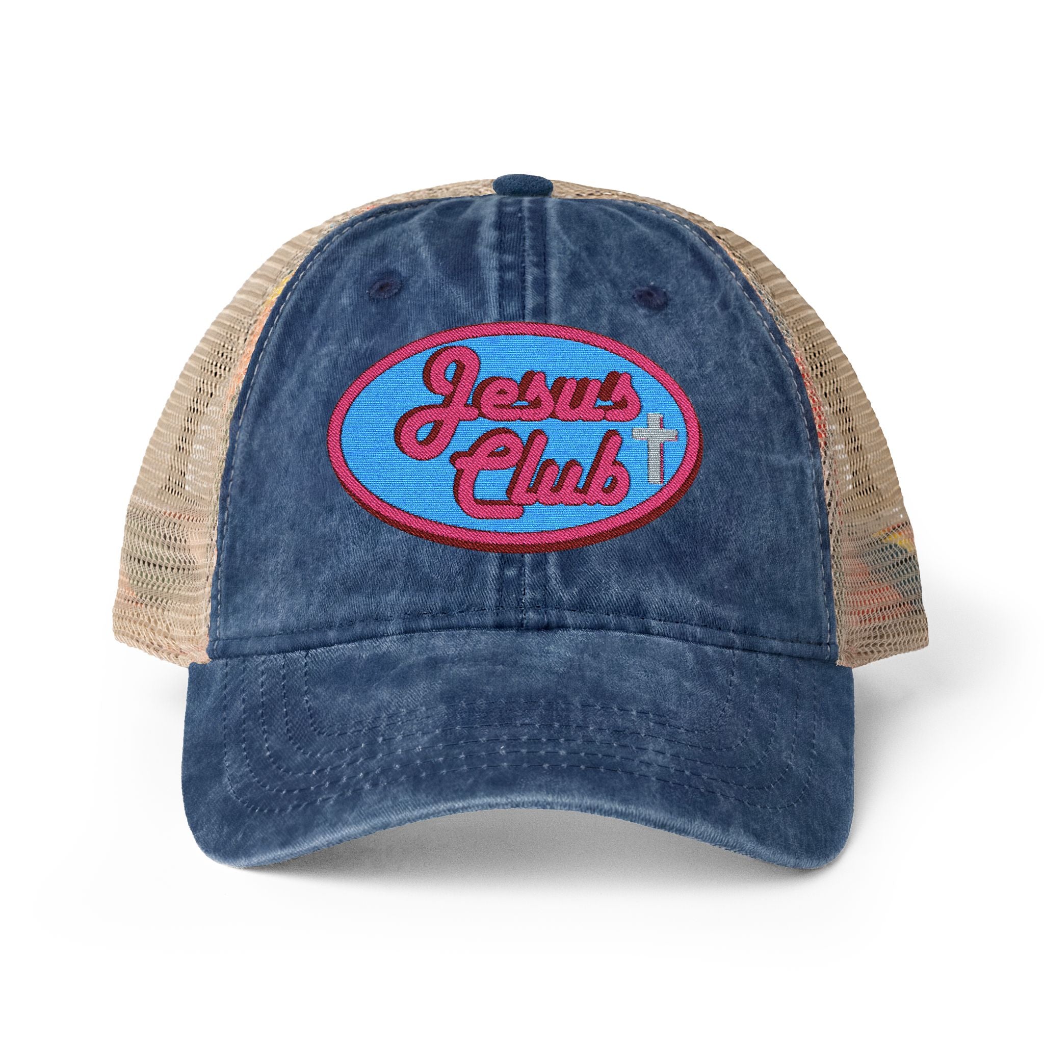 Women's Washed Mesh-Back Cap