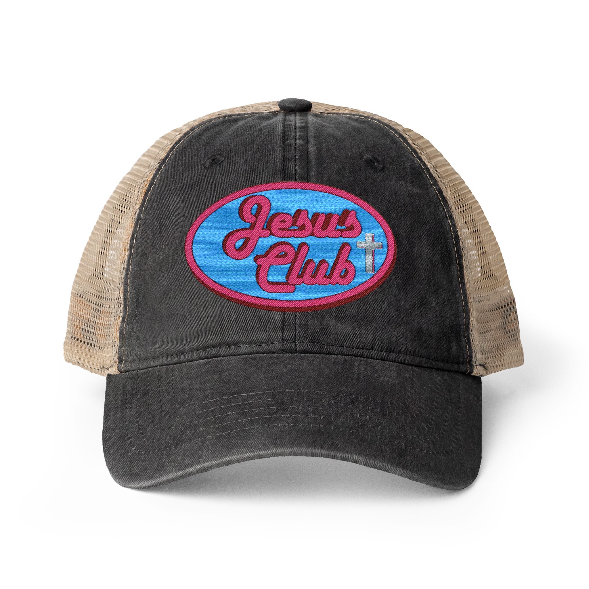 Women's Washed Mesh-Back Cap