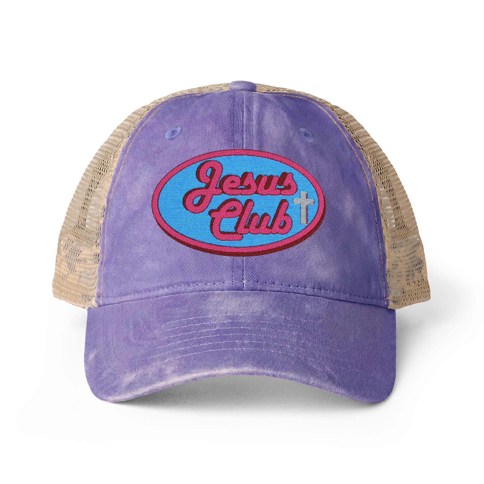 Women's Washed Mesh-Back Cap