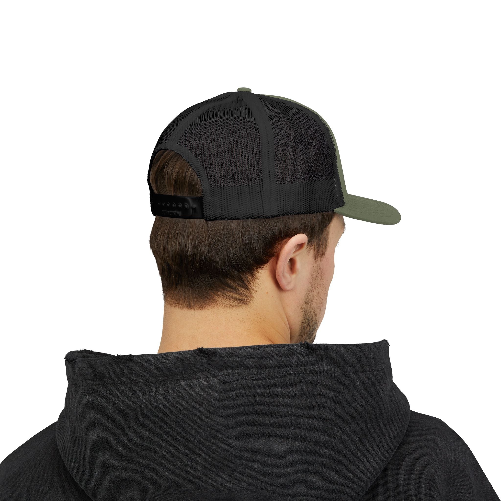 Iron Sharpens Iron Snapback Trucker Cap | Distressed Logo Patch