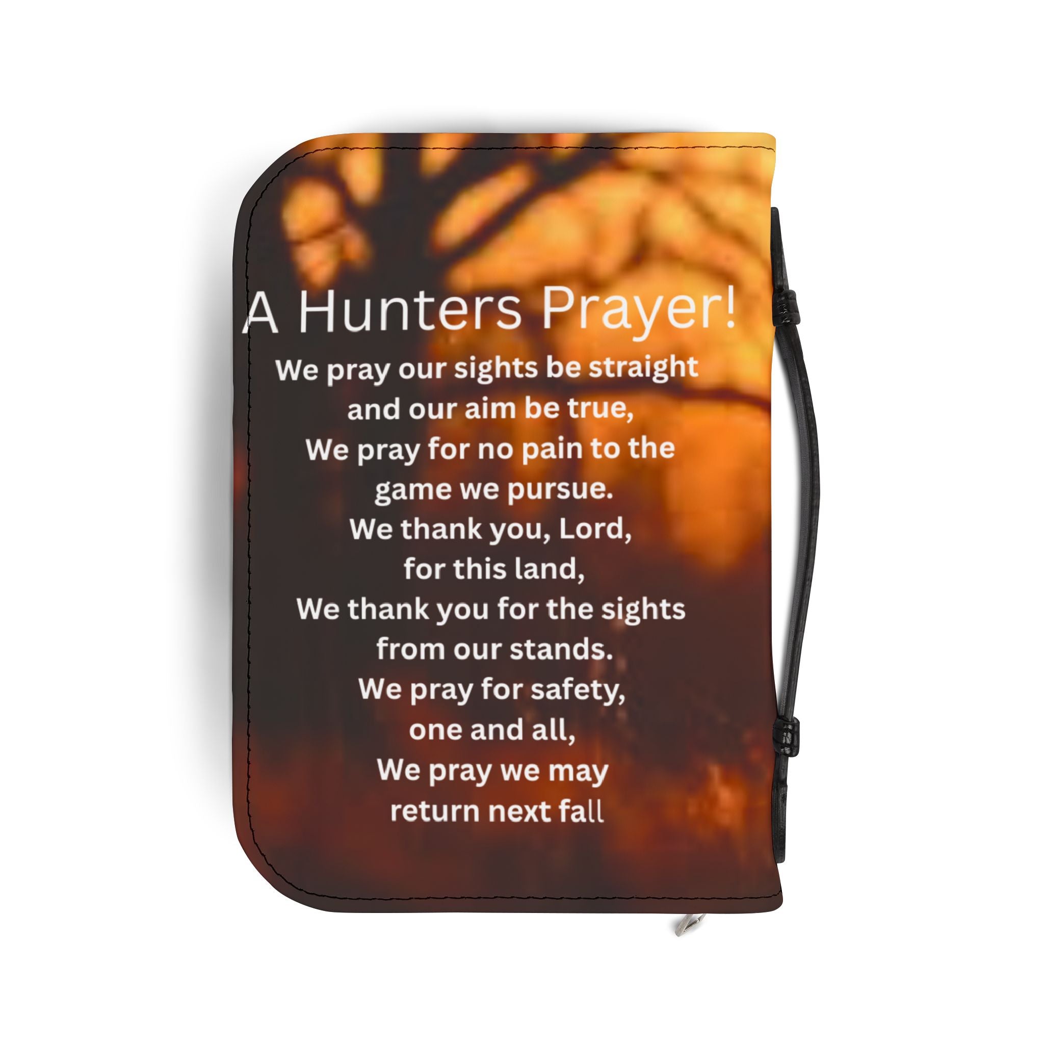 Hunter's Prayer Bible Cover | Deer Silhouette, 2 Corinthians 5:7