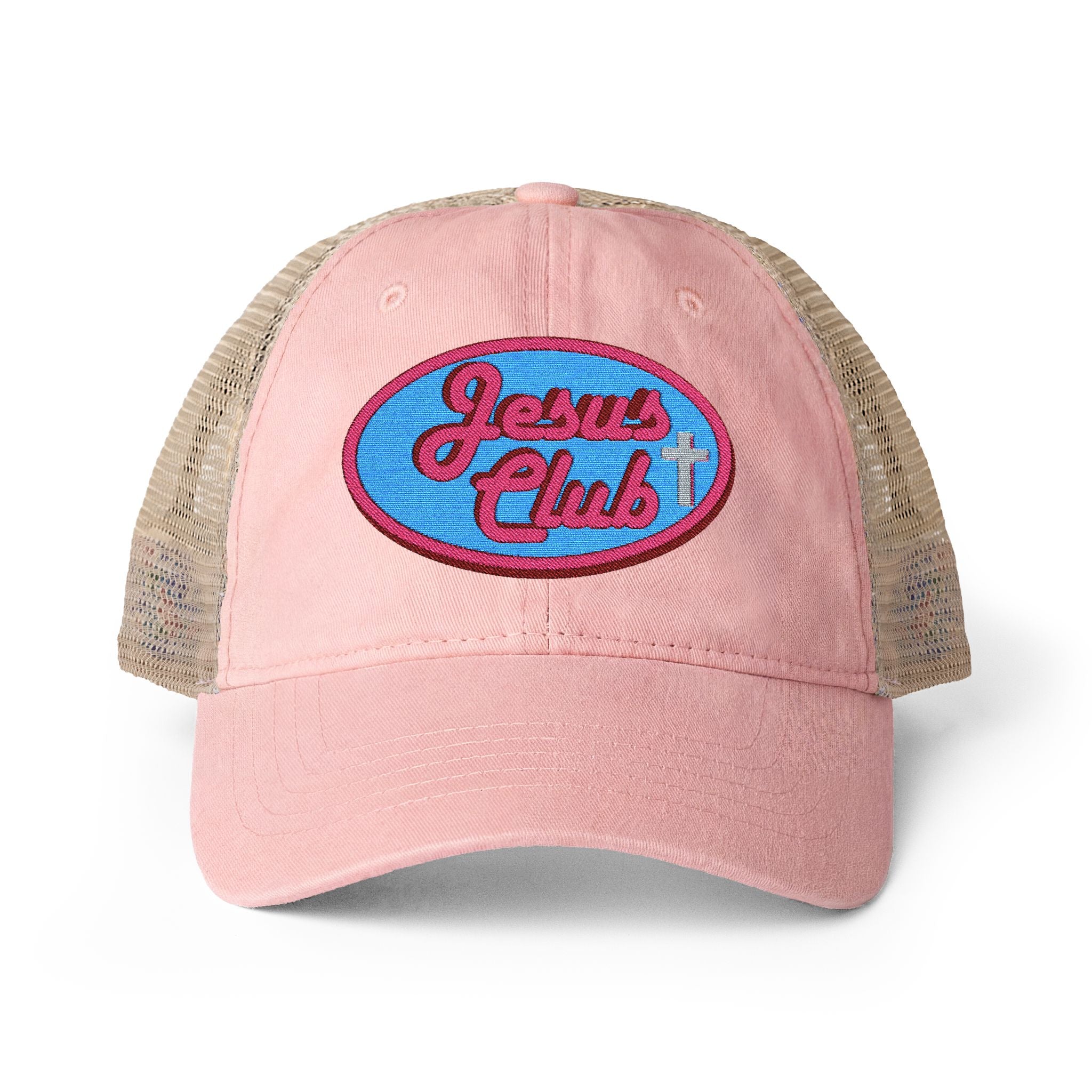 Women's Washed Mesh-Back Cap
