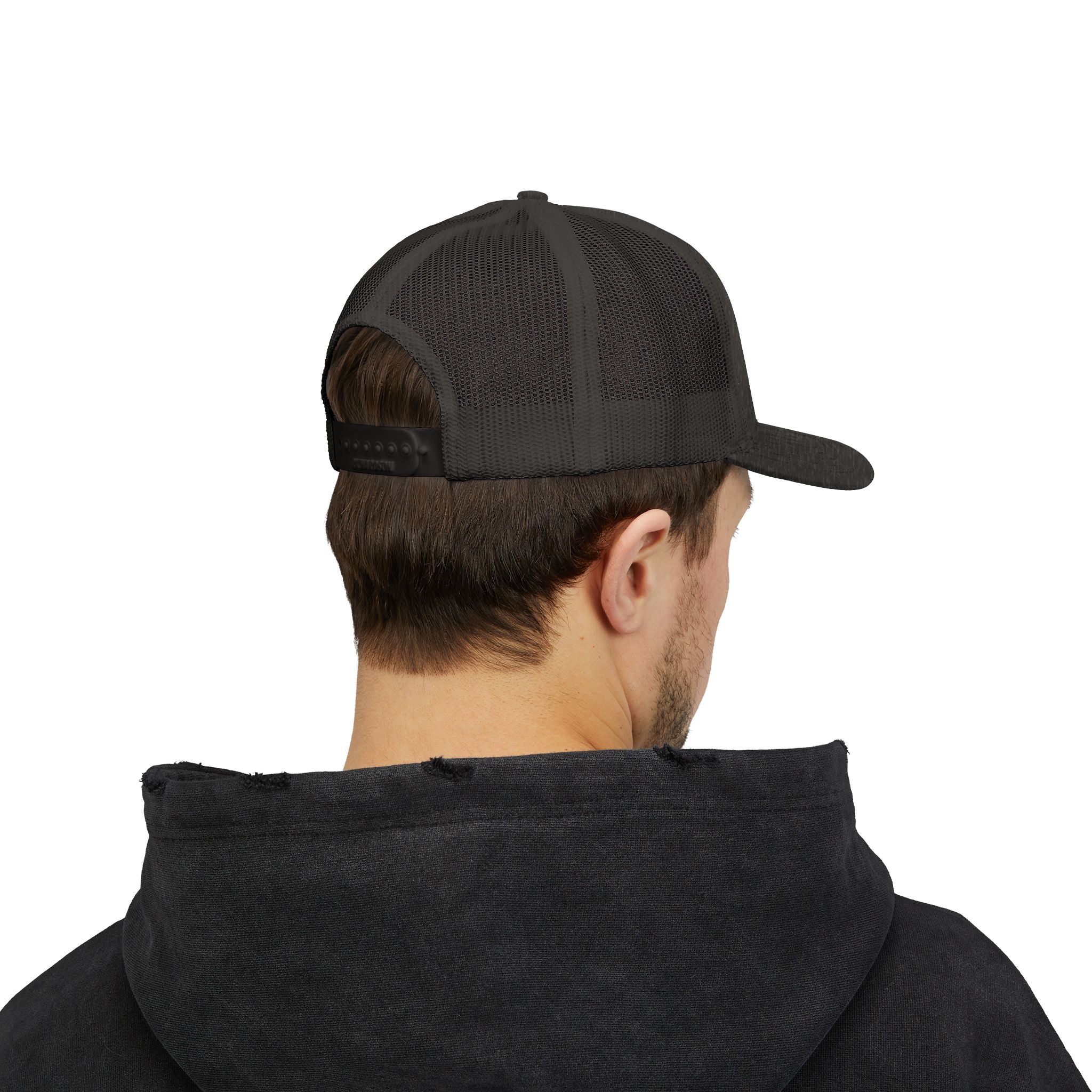 Iron Sharpens Iron Snapback Trucker Cap | Distressed Logo Patch