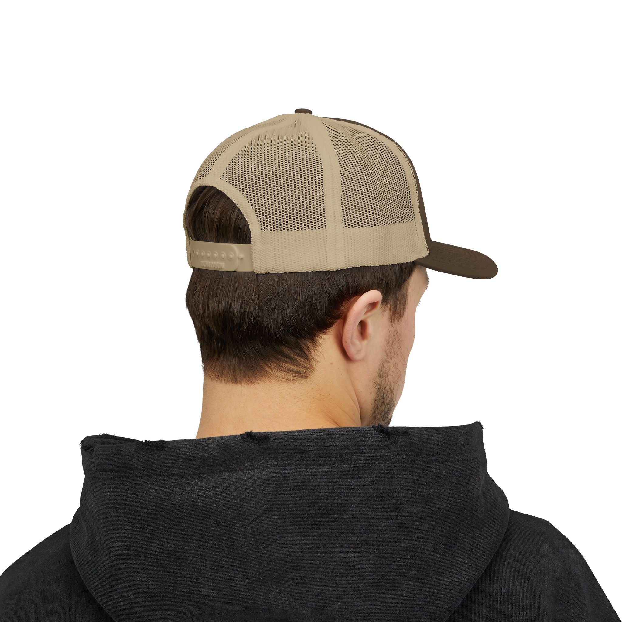 Iron Sharpens Iron Snapback Trucker Cap | Distressed Logo Patch
