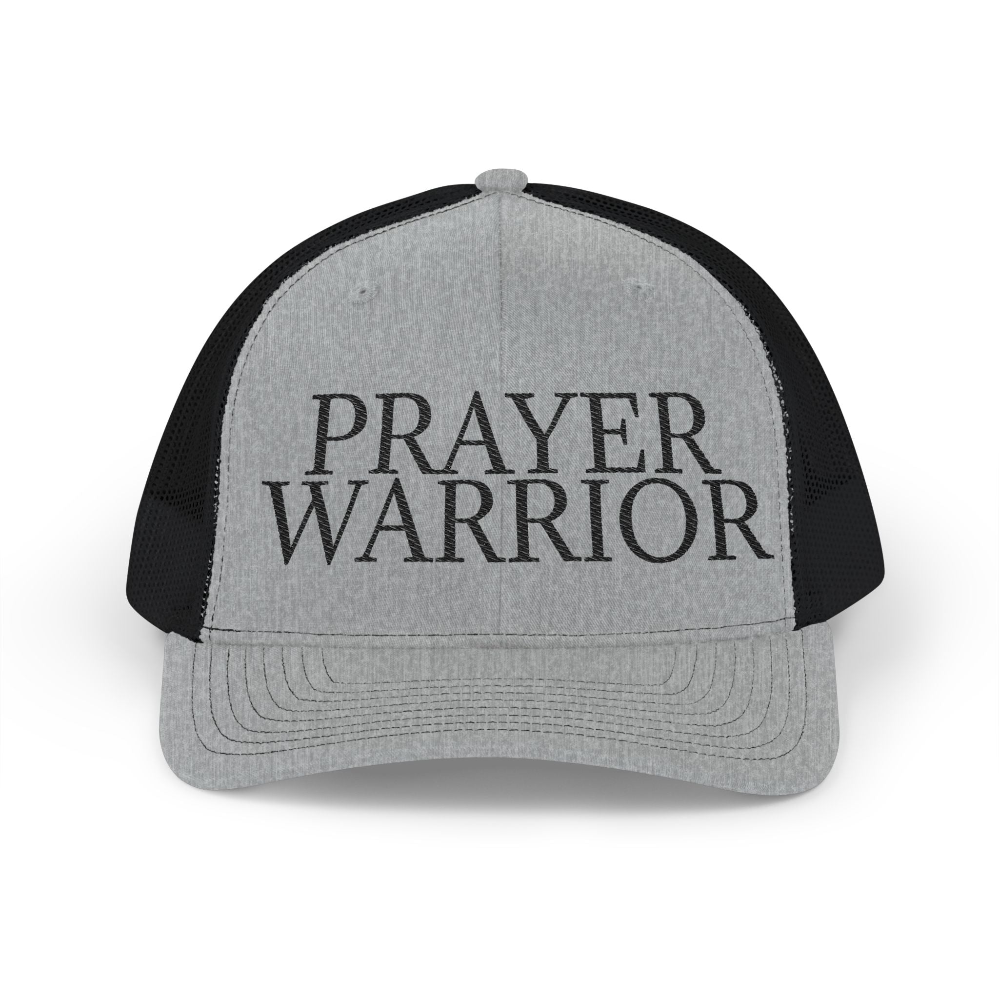Prayer Warrior Snapback Trucker Cap | Christian Faith Mesh Hat