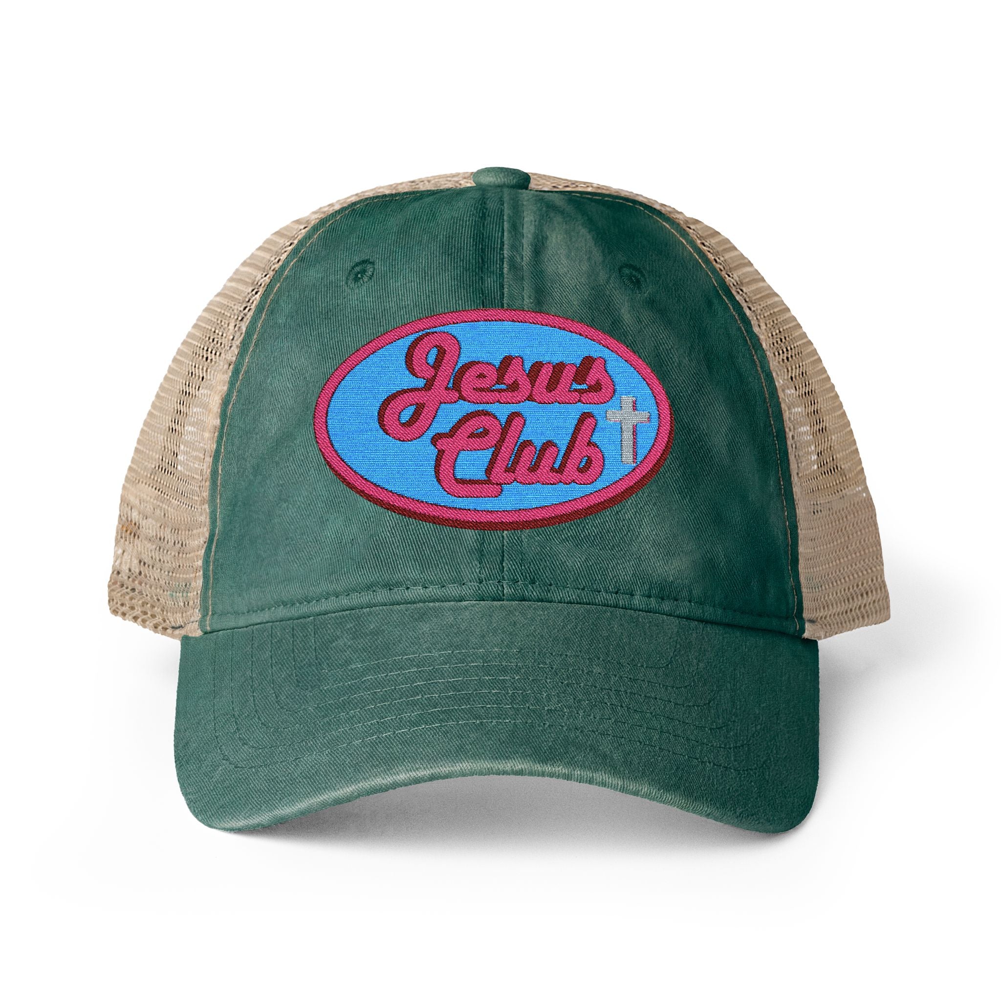 Women's Washed Mesh-Back Cap