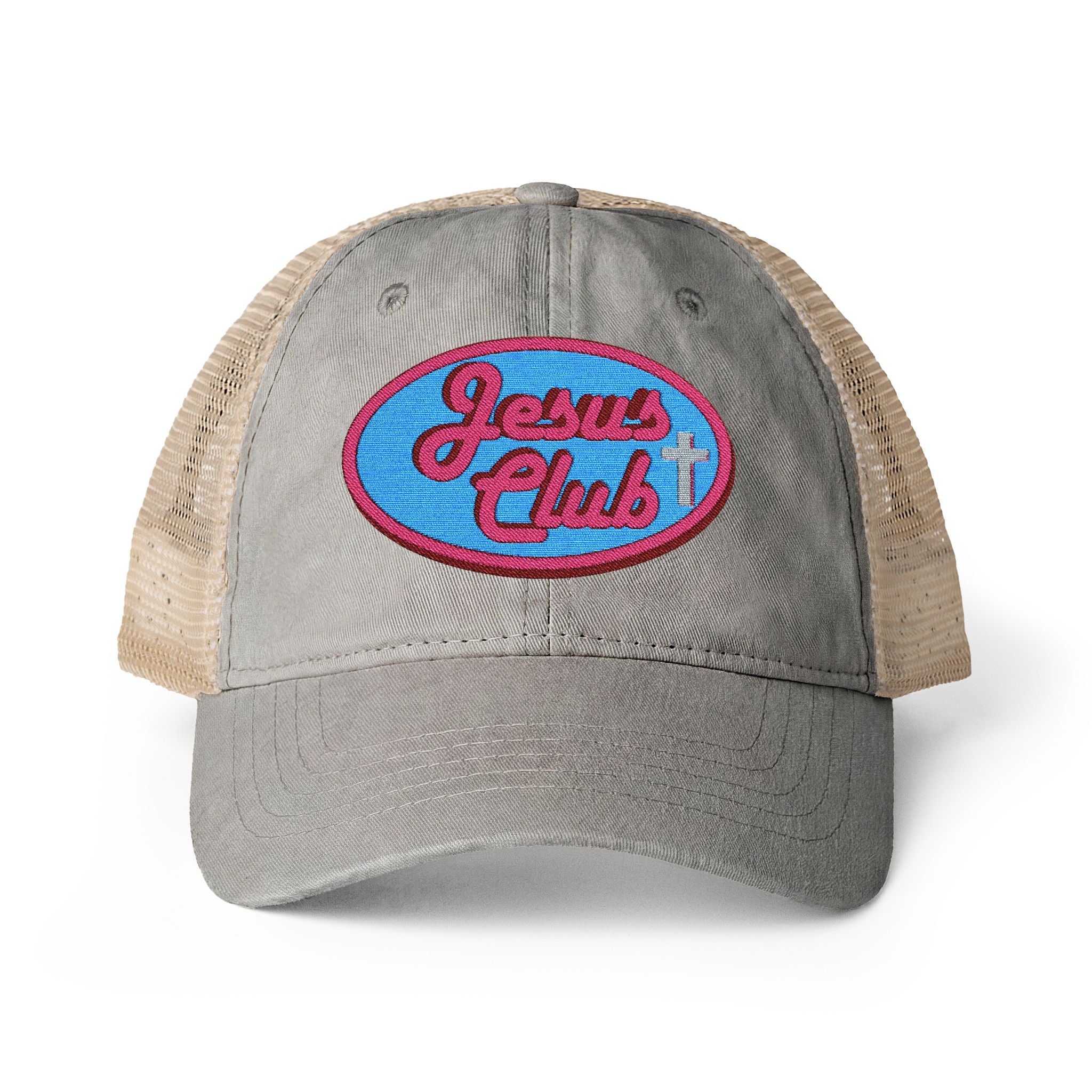 Women's Washed Mesh-Back Cap
