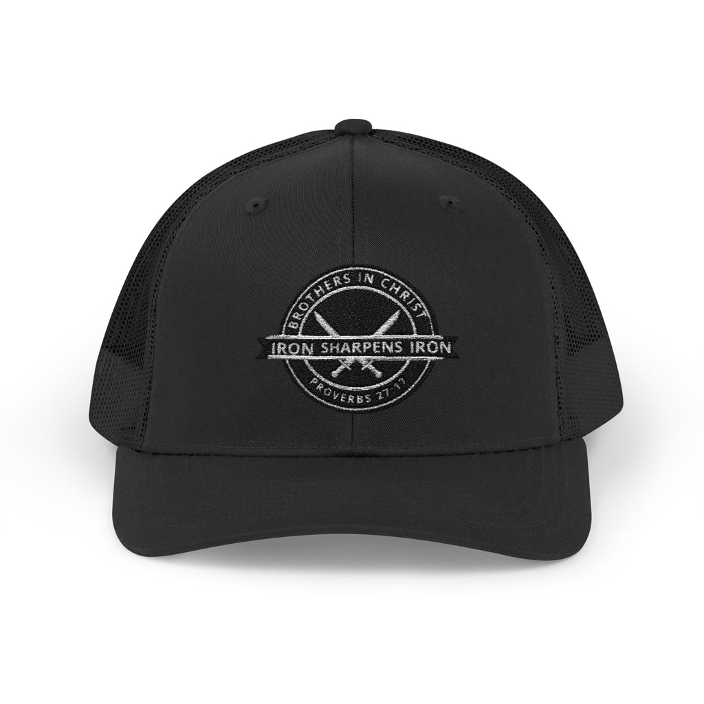 Iron Sharpens Iron Snapback Trucker Cap | Distressed Logo Patch