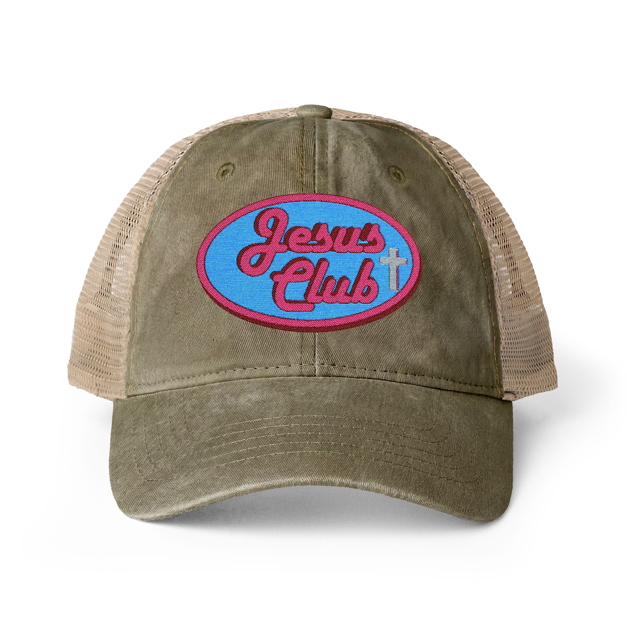 Women's Washed Mesh-Back Cap