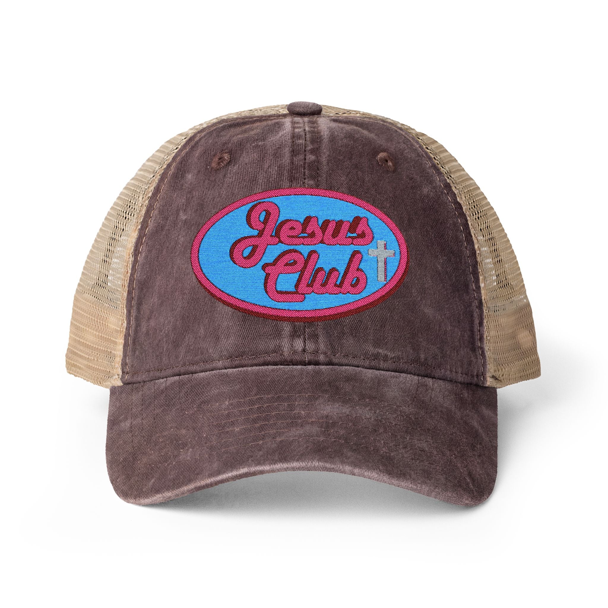 Women's Washed Mesh-Back Cap