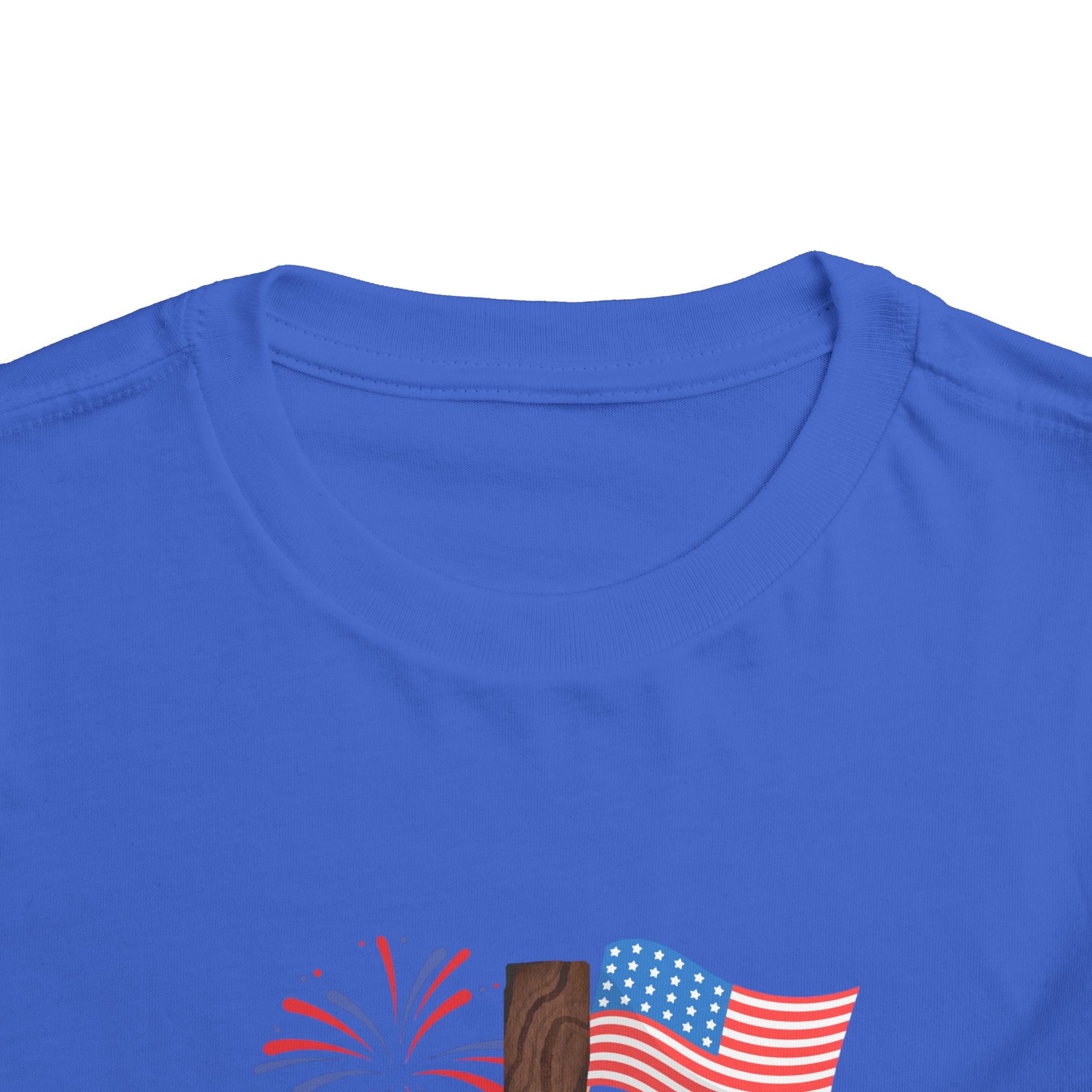 Toddler Tee — USA Cross Flag Patriotic 4th of July Shirt