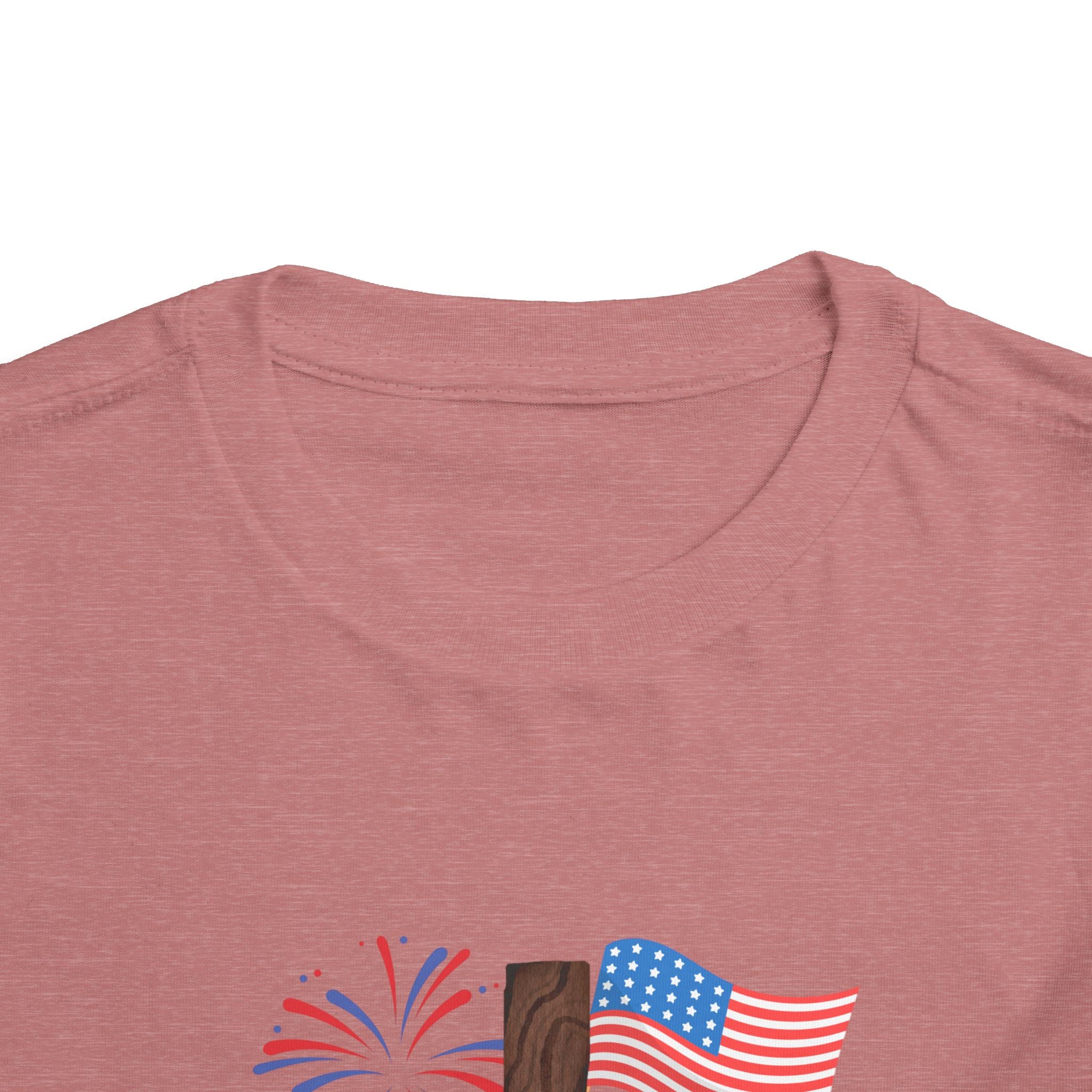Toddler Tee — USA Cross Flag Patriotic 4th of July Shirt