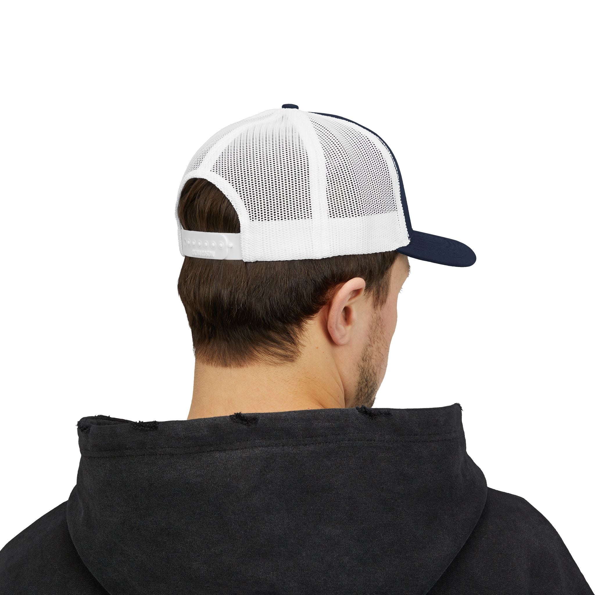 Iron Sharpens Iron Snapback Trucker Cap | Distressed Logo Patch