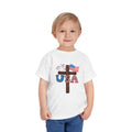 Toddler Tee — USA Cross Flag Patriotic 4th of July Shirt