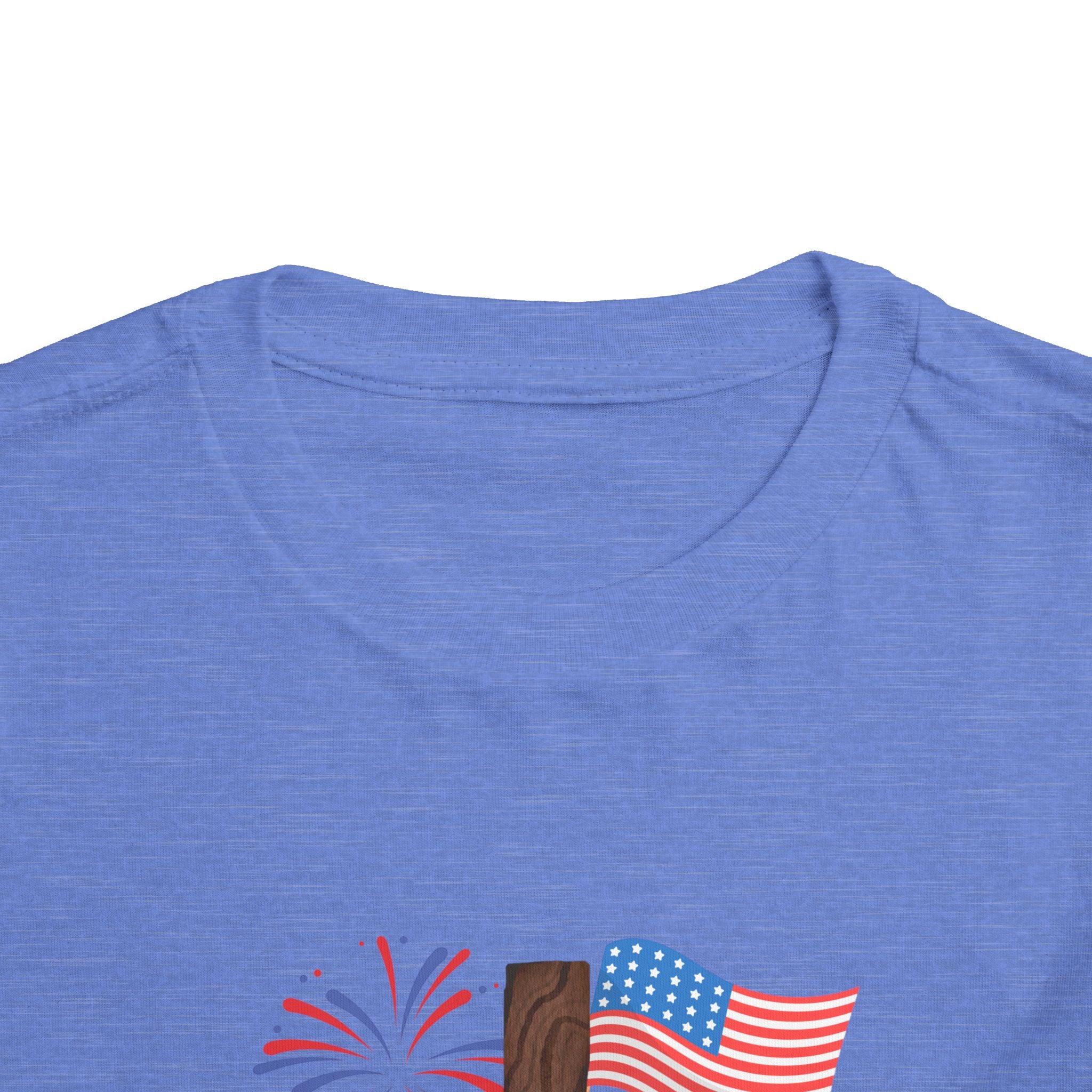 Toddler Tee — USA Cross Flag Patriotic 4th of July Shirt