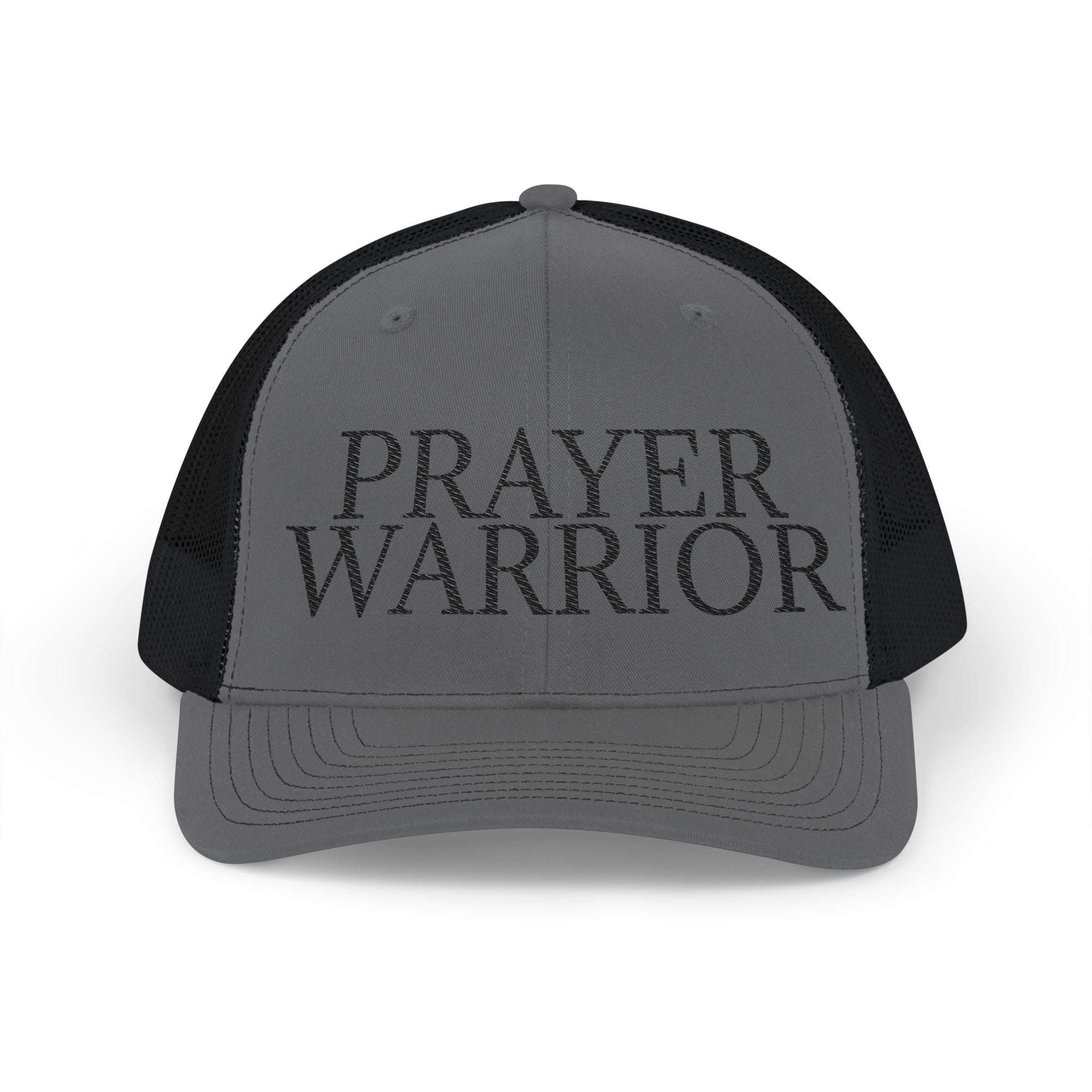 Prayer Warrior Snapback Trucker Cap | Christian Faith Mesh Hat
