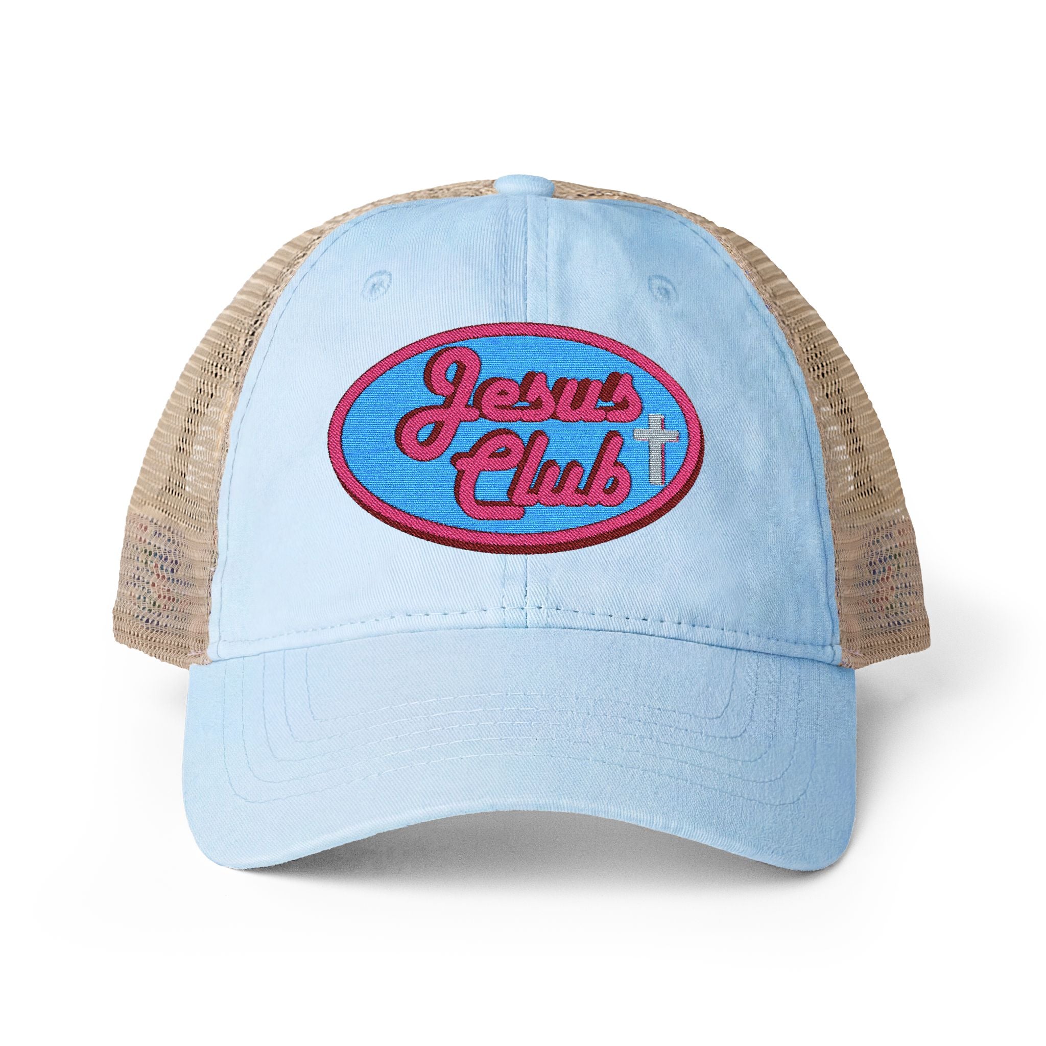 Women's Washed Mesh-Back Cap