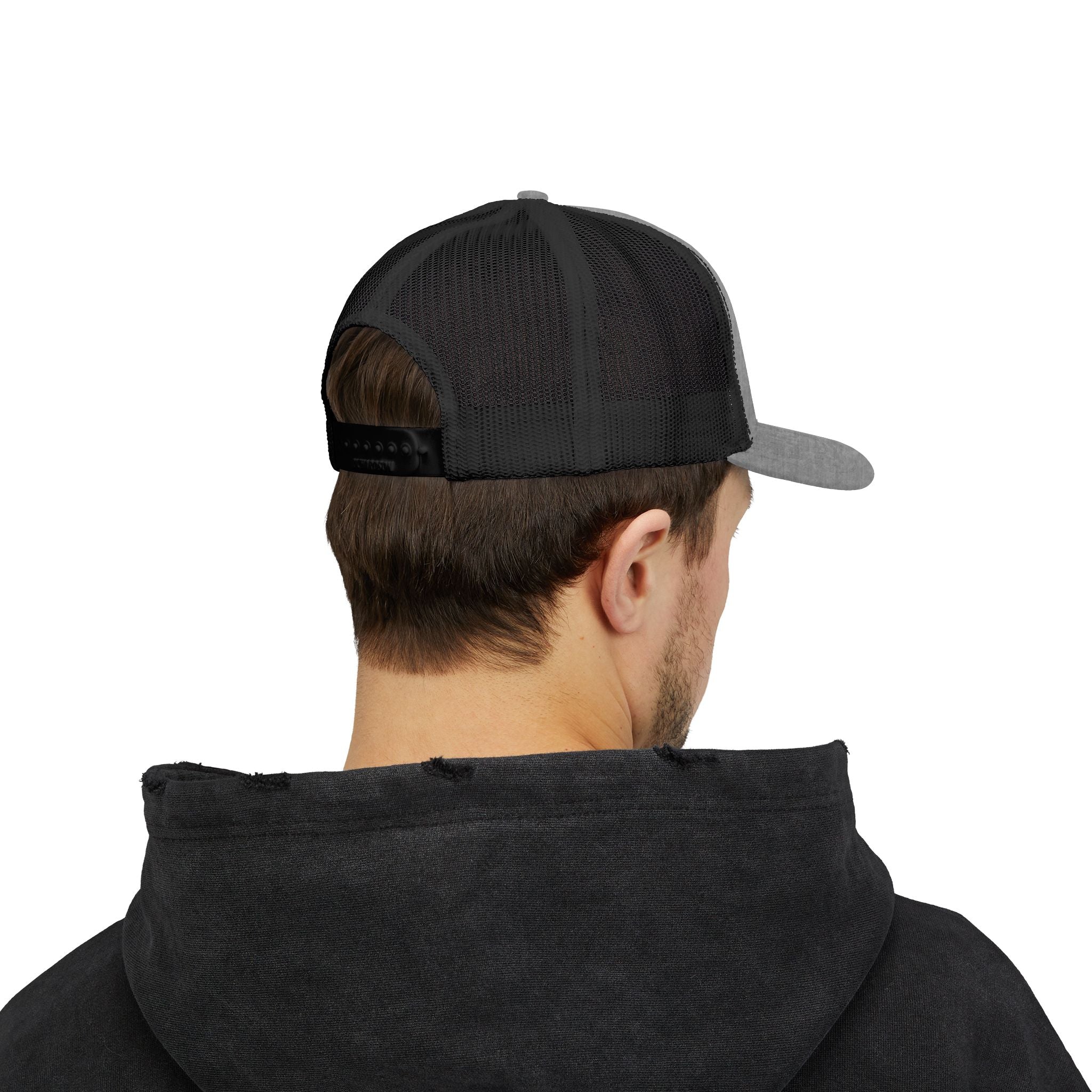 Iron Sharpens Iron Snapback Trucker Cap | Distressed Logo Patch