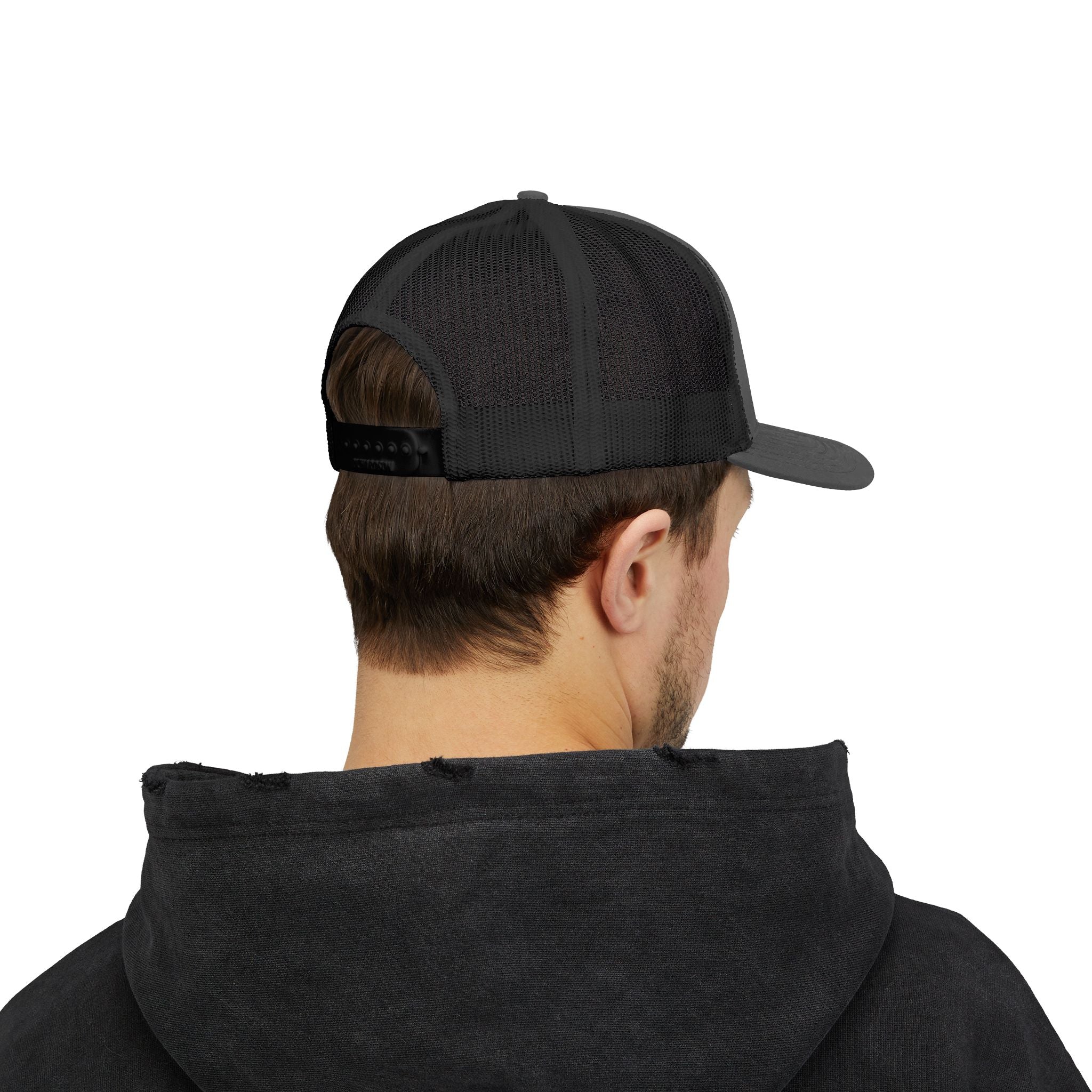 Iron Sharpens Iron Snapback Trucker Cap | Distressed Logo Patch