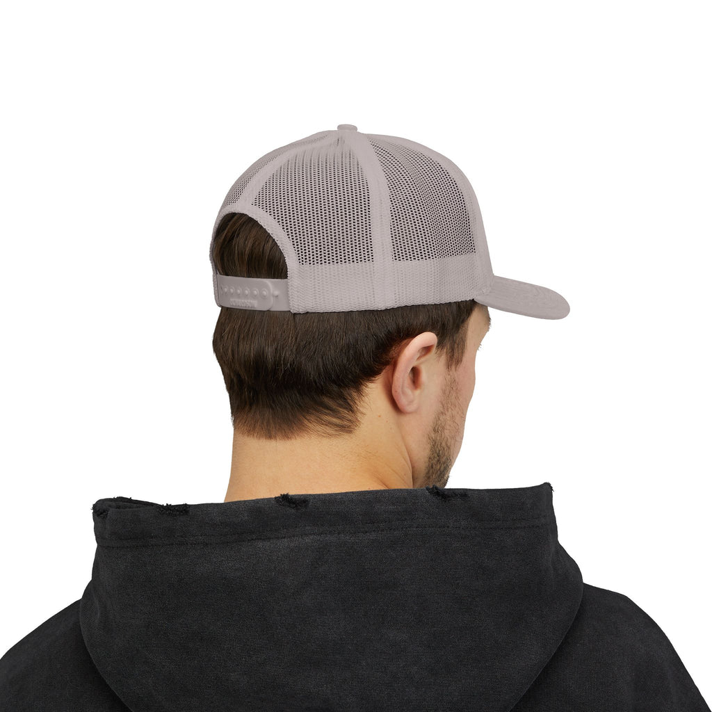 Iron Sharpens Iron Snapback Trucker Cap | Distressed Logo Patch