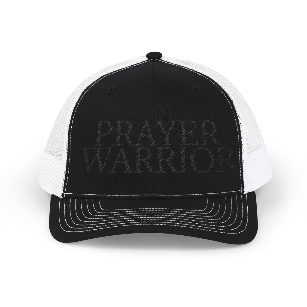 Prayer Warrior Snapback Trucker Cap | Christian Faith Mesh Hat