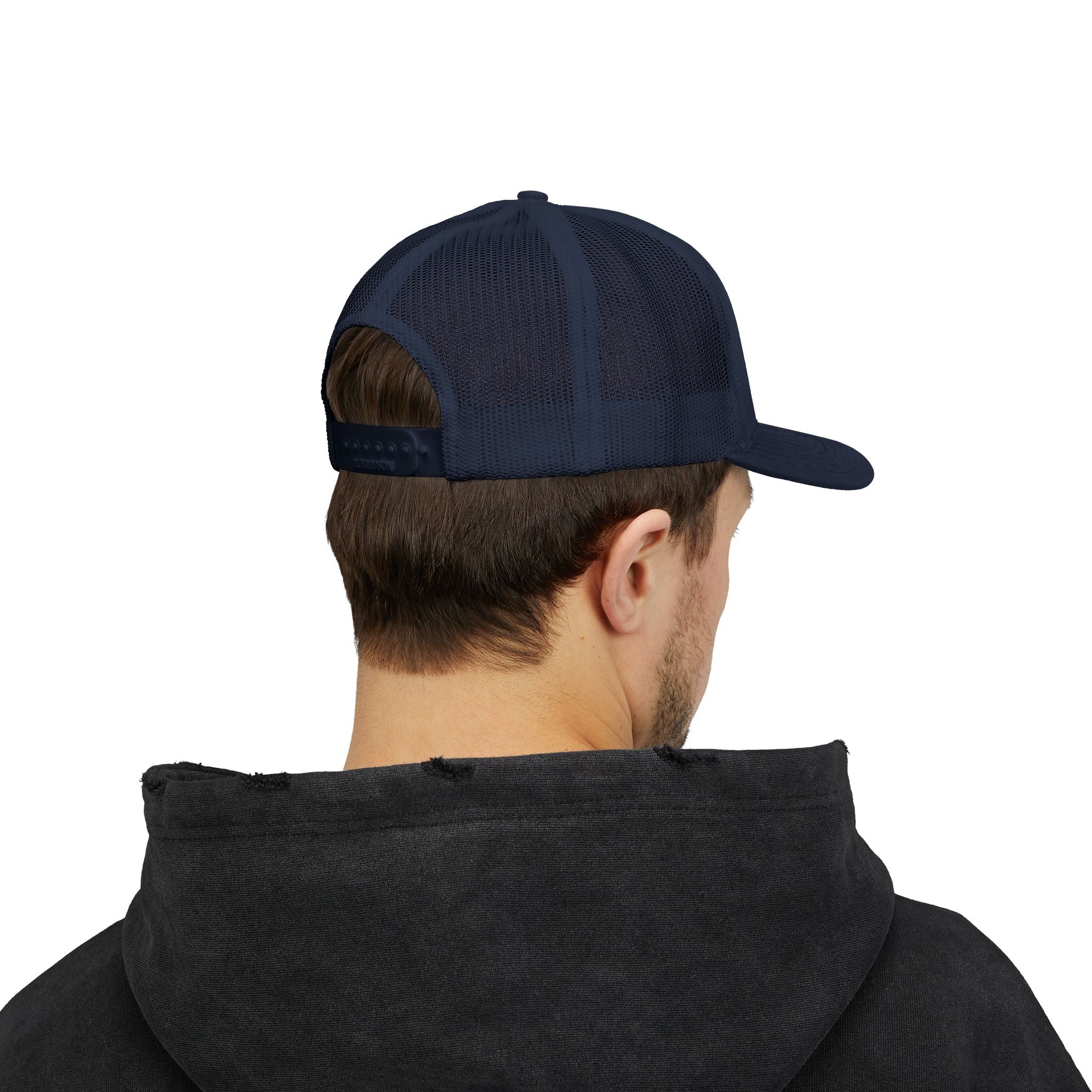 Iron Sharpens Iron Snapback Trucker Cap | Distressed Logo Patch