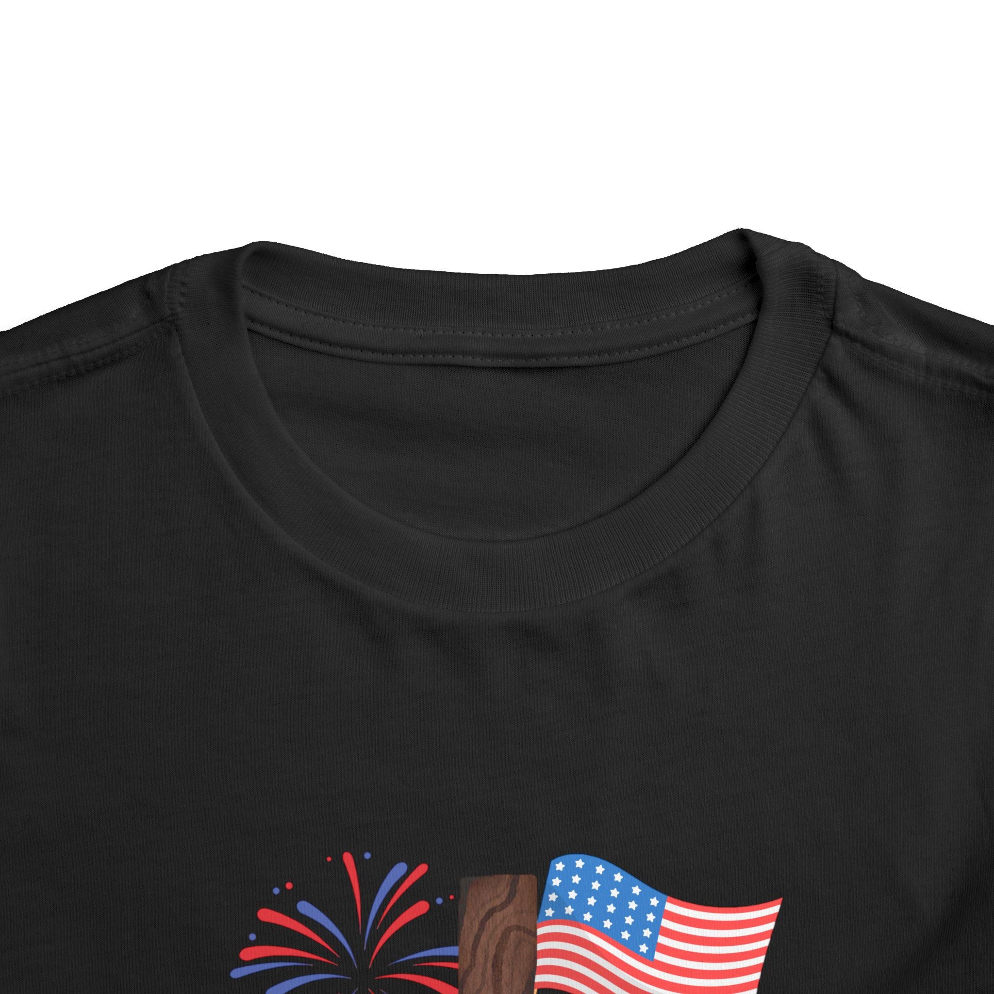 Toddler Tee — USA Cross Flag Patriotic 4th of July Shirt
