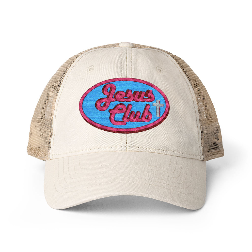 Women's Washed Mesh-Back Cap