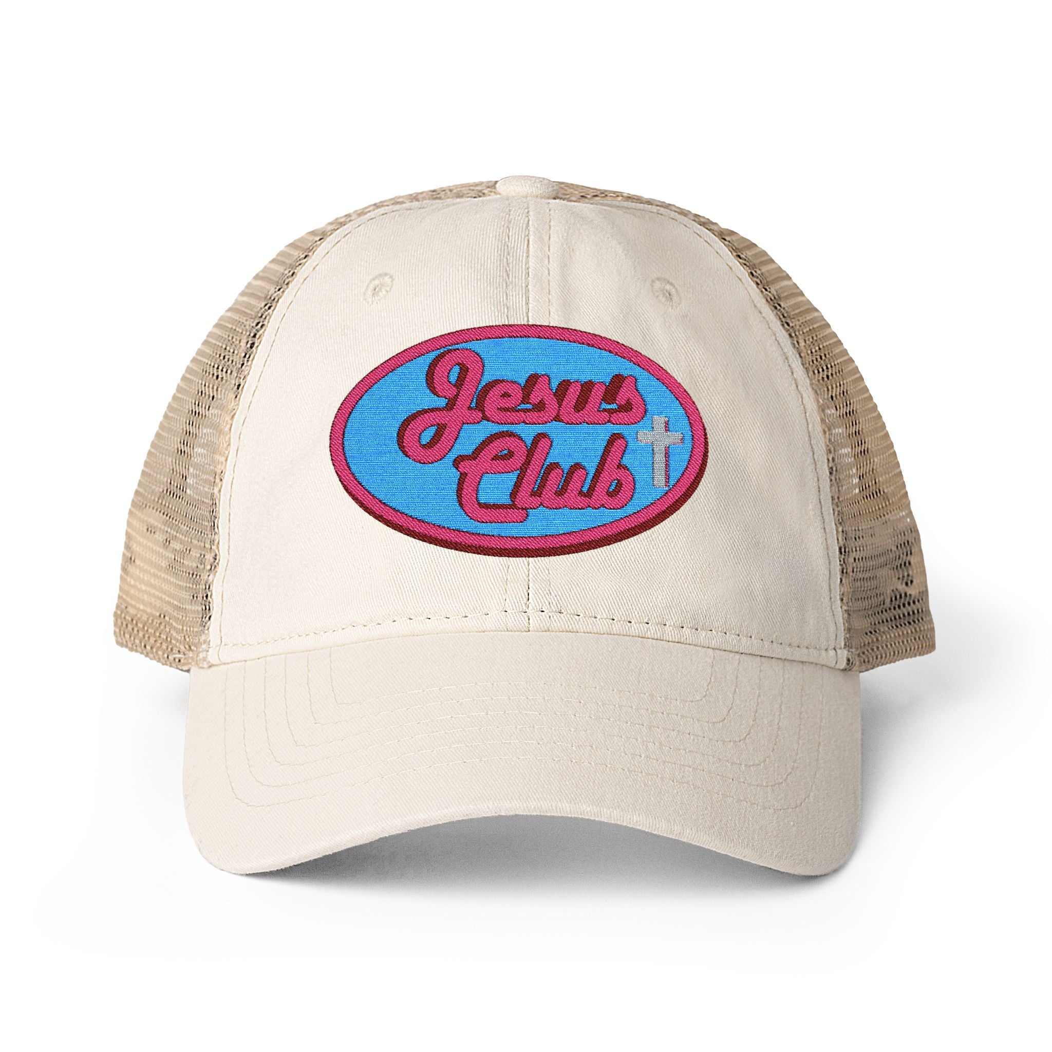 Women's Washed Mesh-Back Cap