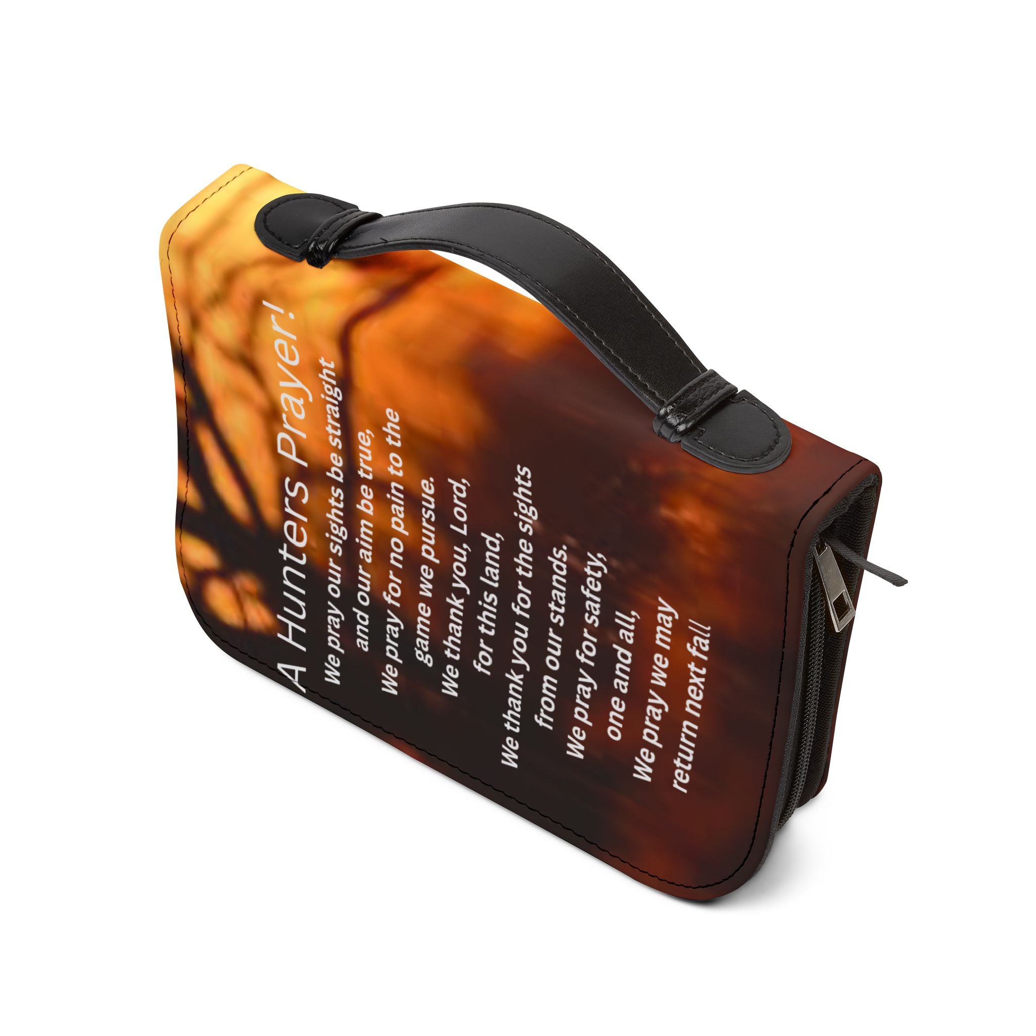 Hunter's Prayer Bible Cover | Deer Silhouette, 2 Corinthians 5:7