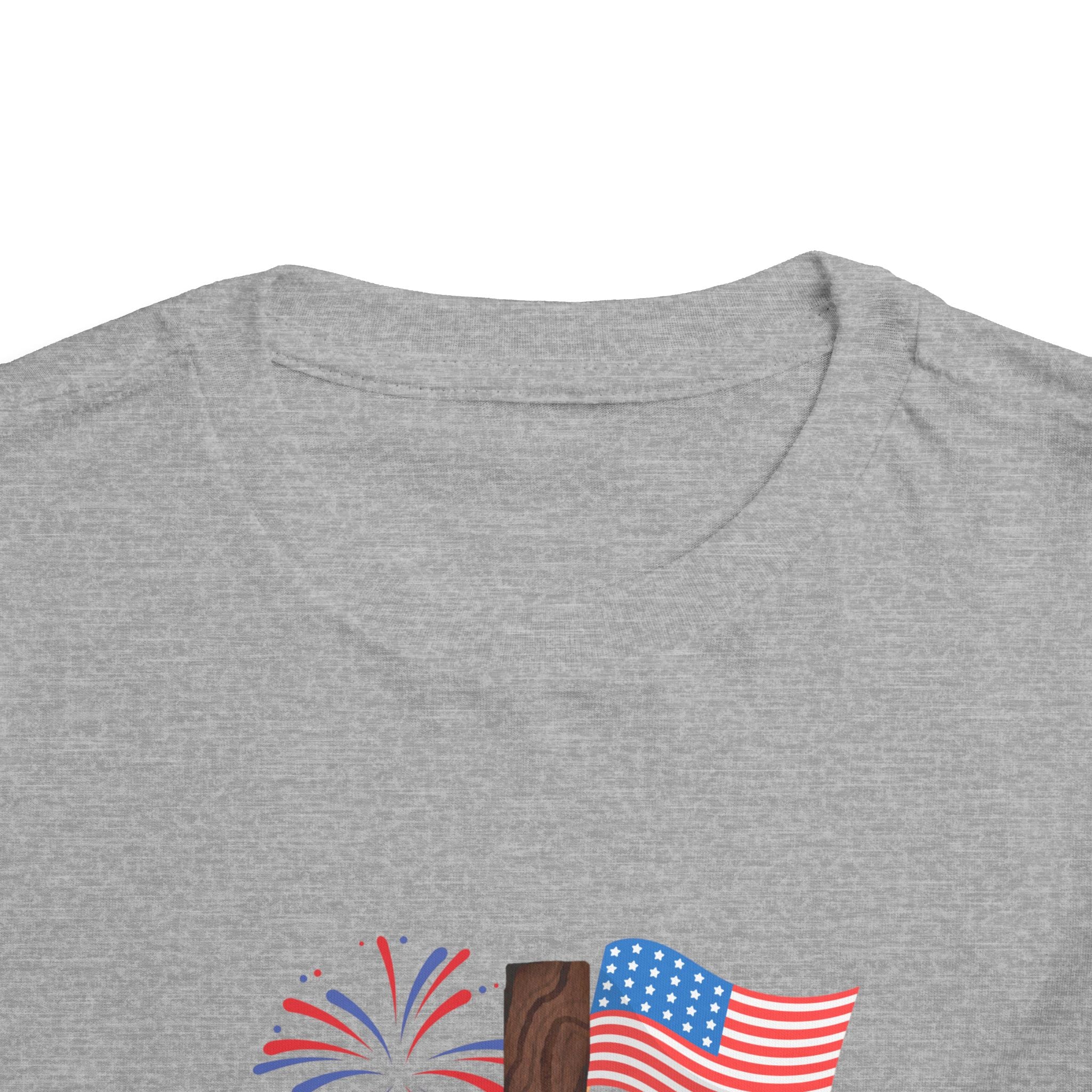 Toddler Tee — USA Cross Flag Patriotic 4th of July Shirt