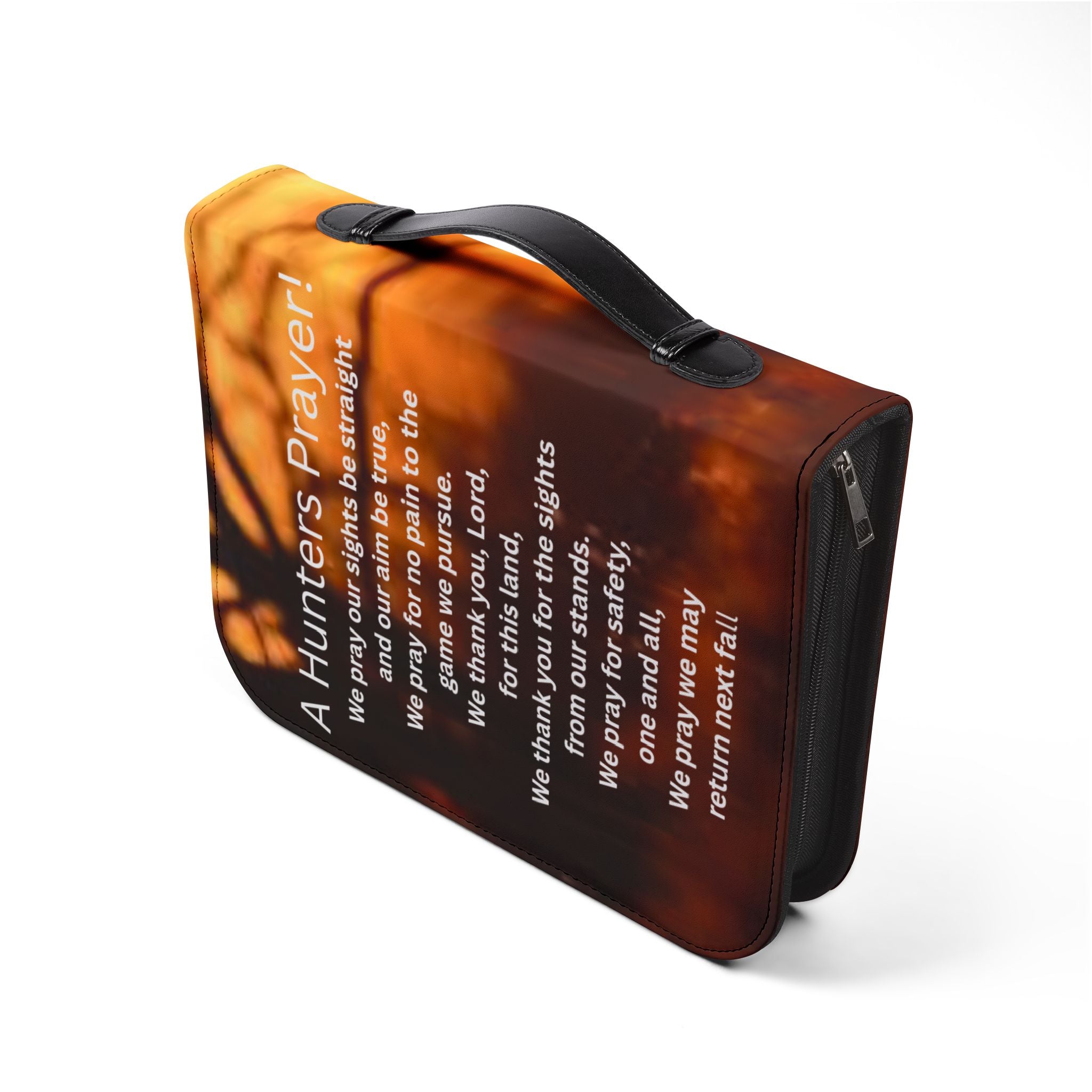 Hunter's Prayer Bible Cover | Deer Silhouette, 2 Corinthians 5:7